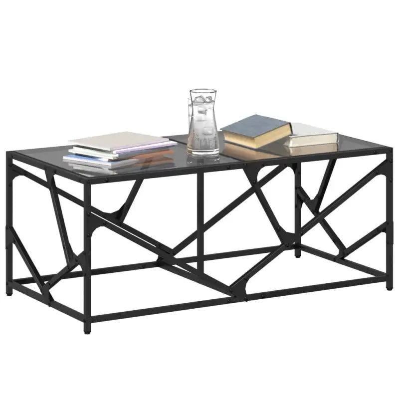 Elegante salontafel met glazen blad voor woonkamer decoratie - Salontafels