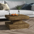 Elegante Salontafel met Stabiele MDF Constructie - Donkerbruin / 1 - Salontafels