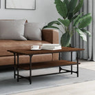 Elegante salontafel van bewerkt hout voor een moderne woonkamer - Salontafels