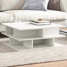 Elegante salontafel van bewerkt hout voor een stijlvolle woonkamer - Wit / 1 - Salontafels