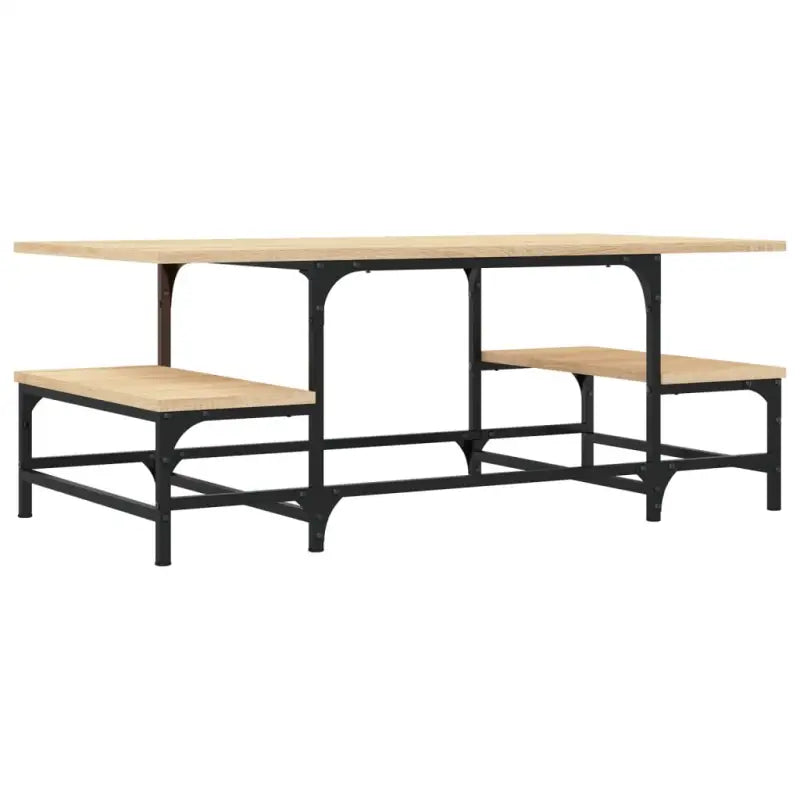 Elegante salontafel van bewerkt hout voor een stijlvolle woonkamer - Salontafels