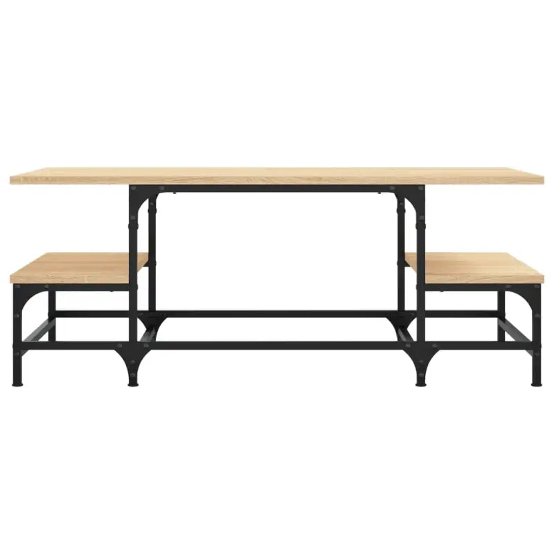 Elegante salontafel van bewerkt hout voor een stijlvolle woonkamer - Salontafels