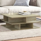 Elegante salontafel van bewerkt hout voor een stijlvolle woonkamer - Sonoma eiken / 1 - Salontafels