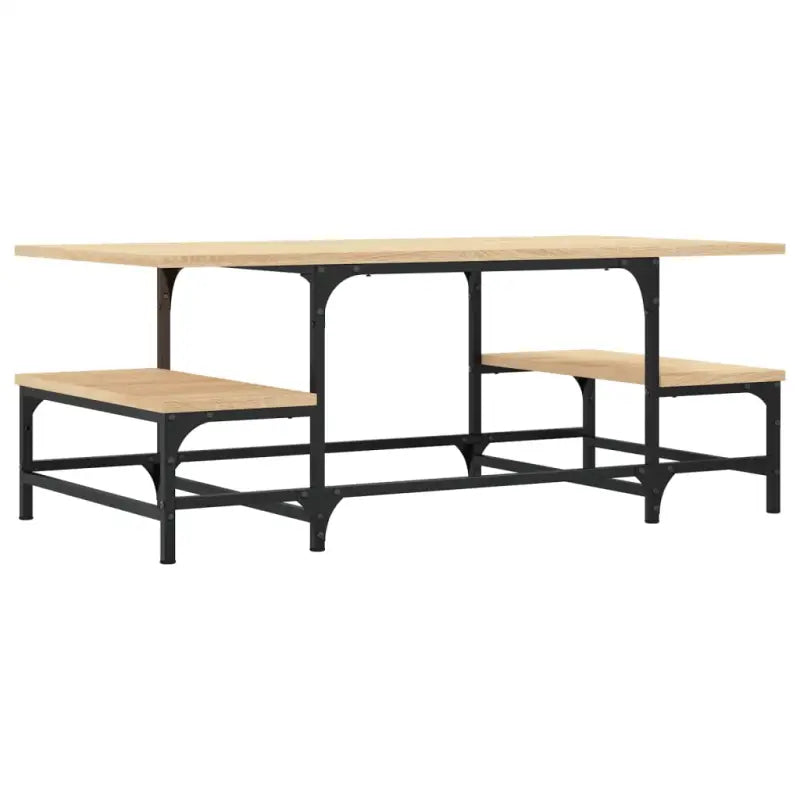 Elegante salontafel van bewerkt hout voor een stijlvolle woonkamer - Salontafels