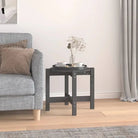 Elegante salontafel van massief grenenhout met rustieke uitstraling - Grijs / Ø 52.5 x 45 cm / 1 - Salontafels