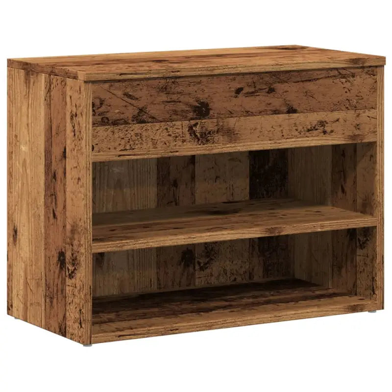 Schoenenbank 60X30X45 Cm Bewerkt Hout Kleurig