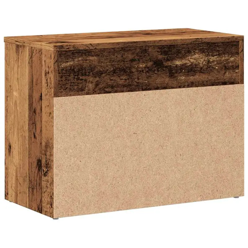 Schoenenbank 60X30X45 Cm Bewerkt Hout Kleurig