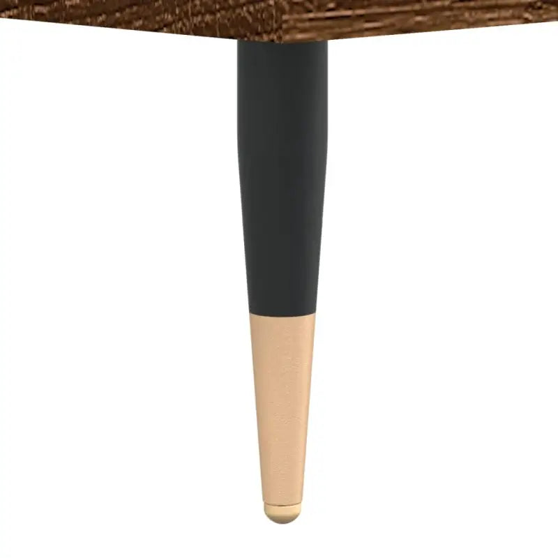 Elegante schoenenkast met bewerkt hout en metalen poten - Schoenenrekken