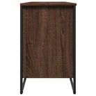 Elegante schoenenkast met bewerkt hout en metalen poten - Schoenenrekken