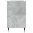 Elegante schoenenkast met bewerkt hout en metalen poten voor ordening - Betongrijs / 1 - Schoenenrekken