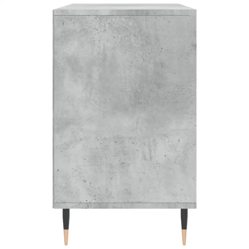 Elegante schoenenkast met bewerkt hout en metalen poten voor ordening - Betongrijs / 1 - Schoenenrekken