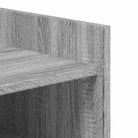 Elegante schoenenkast van bewerkt hout in grijs Sonoma eiken stijl - Schoenenrekken