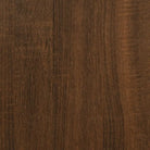 Elegante schoenenkast van bewerkt hout met metalen poten voor een opgeruimde ingang - Schoenenrekken