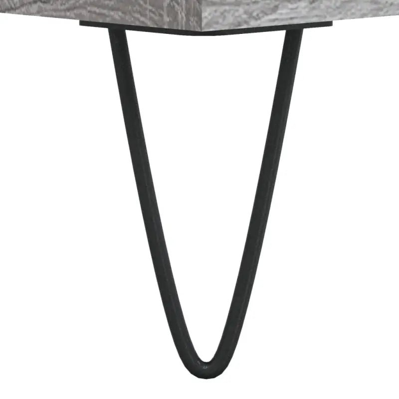 Elegante schoenenkast van bewerkt hout met metalen poten voor een opgeruimde ruimte - Schoenenrekken