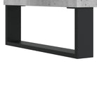 Elegante schoenenkast van bewerkt hout met metalen poten - Betongrijs / 1 - Schoenenrekken