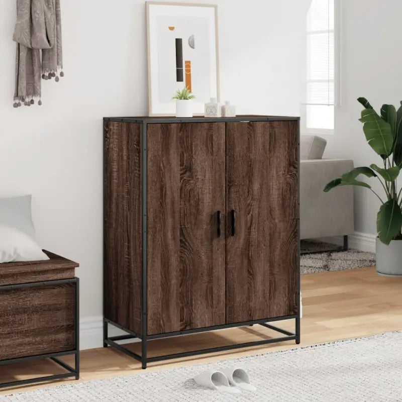 Elegante schoenenkast van bewerkt hout voor een opgeruimde omgeving - Schoenenrekken