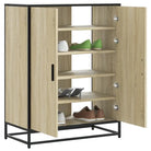 Elegante schoenenkast van bewerkt hout voor een opgeruimde omgeving - Sonoma eiken / 1 - Schoenenrekken