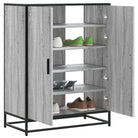 Elegante schoenenkast van bewerkt hout voor een opgeruimde omgeving - Grijs sonoma / 1 - Schoenenrekken