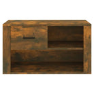 Elegante schoenenkast van bewerkt hout voor een opgeruimde ruimte - Gerookt eiken / 1 - Schoenenrekken