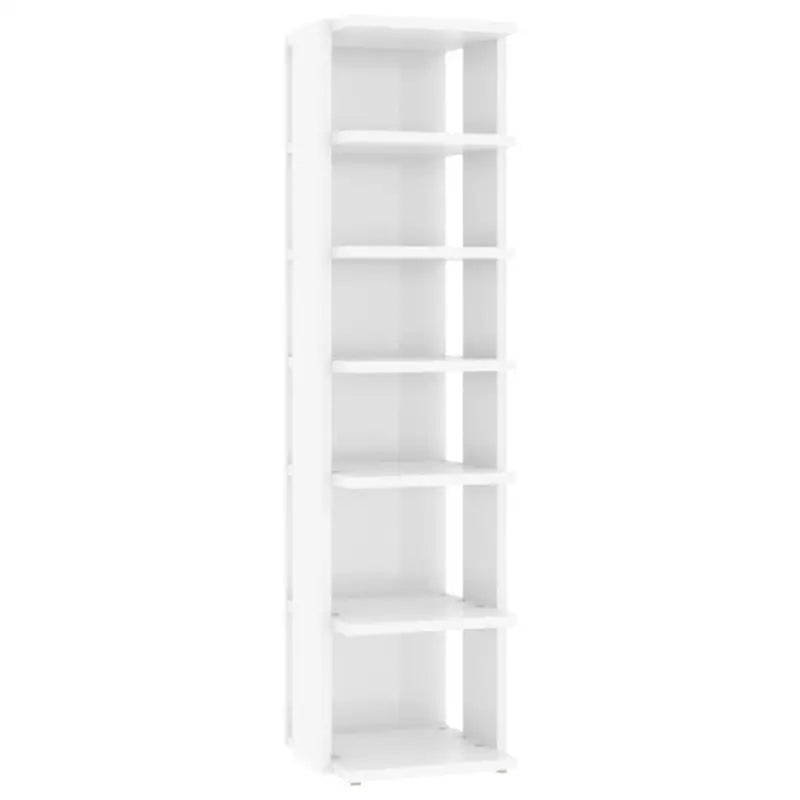 Schoenenkast 27,5X27X102 Cm Bewerkt Hout