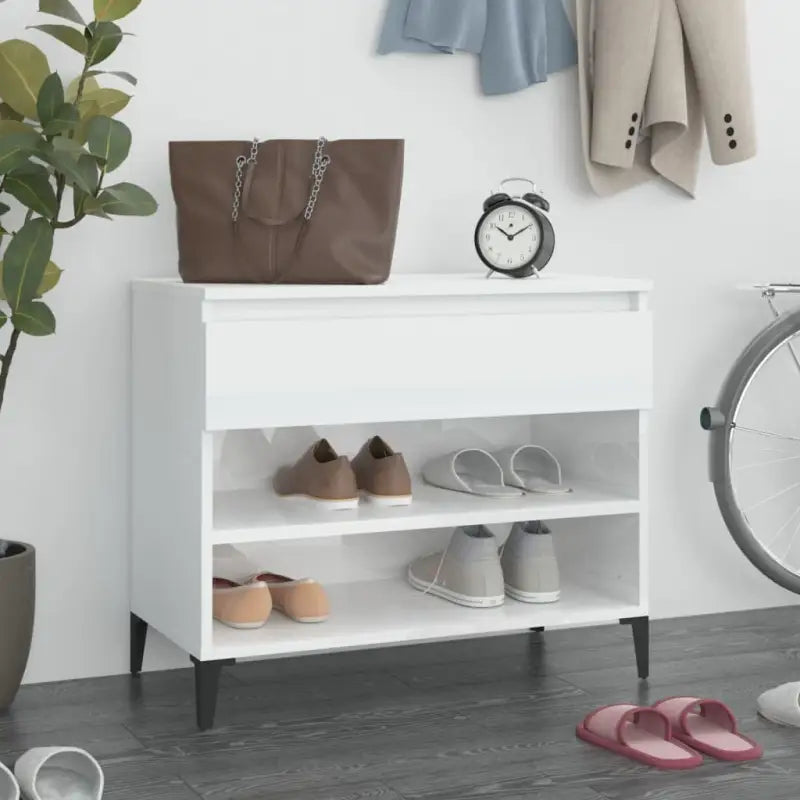 Schoenenkast 70X36X60 Cm Bewerkt Hout