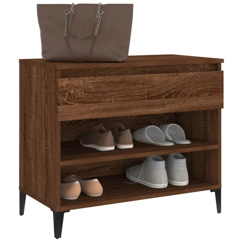 Schoenenkast 70X36X60 Cm Bewerkt Hout