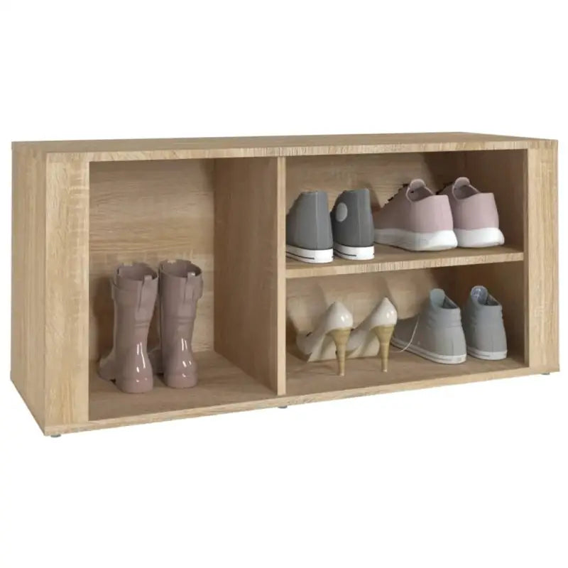 Elegante schoenenkast van bewerkt hout voor een opgeruimde ruimte - Schoenenrekken