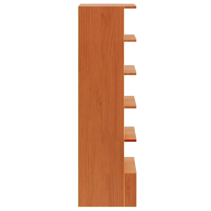 Elegante schoenenkast van massief grenenhout voor een opgeruimde ruimte - Bruin / 1 / 52 cm - Schoenenrekken