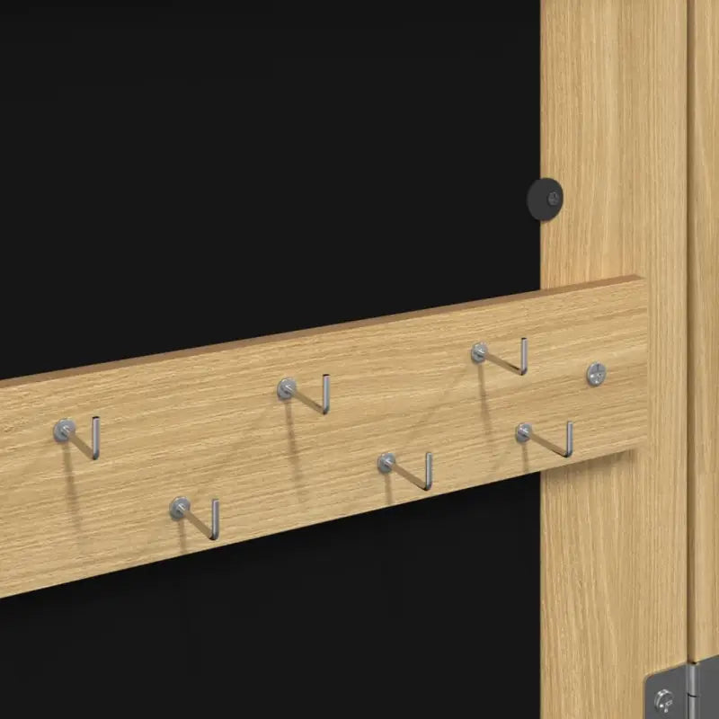 Elegante sieradenkast met LED-verlichting en bewerkt hout - Spiegels
