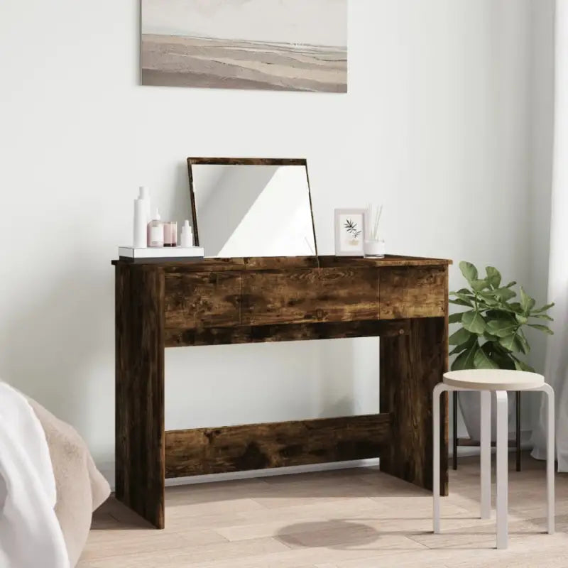 Elegante slaapkamerkaptafel van duurzaam bewerkt hout - Slaapkamerkaptafels