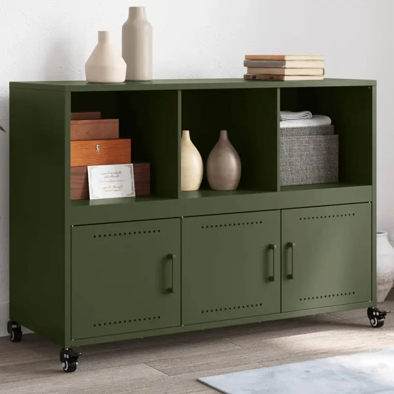 Elegante stalen dressoir voor een moderne uitstraling - Groen / 1 - Dressoirs & buffetkasten