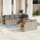 Elegante tuinset in zwart materiaal met waterdichte tas en gepoedercoat staal - Grijs - Tuinsets
