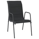 Elegante tuinset met gehard glas en gepoedercoatt staal - Tuinsets