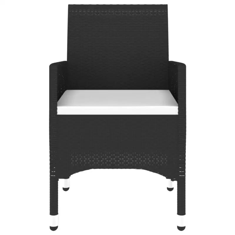 Elegante tuinset met poly rattan en massief acaciahout materialen - Tuinsets