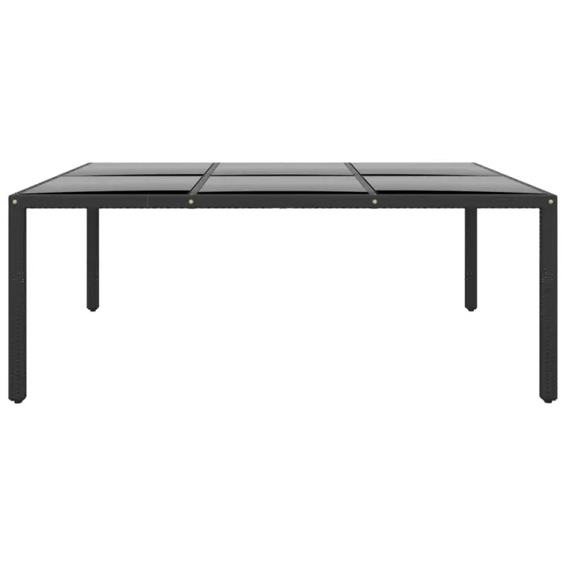 Elegante tuinset met poly rattan en stevige stalen frames - Tuinsets