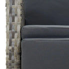 Elegante tuinset met poly rattan voor dineren en ontspannen - Tuinsets