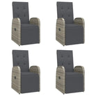 Elegante tuinset met poly rattan voor dineren en ontspannen - Tuinsets