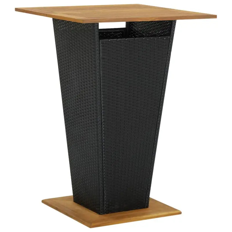 Elegante tuinset met zwart materiaal en gepoedercoat staal - Tuinsets