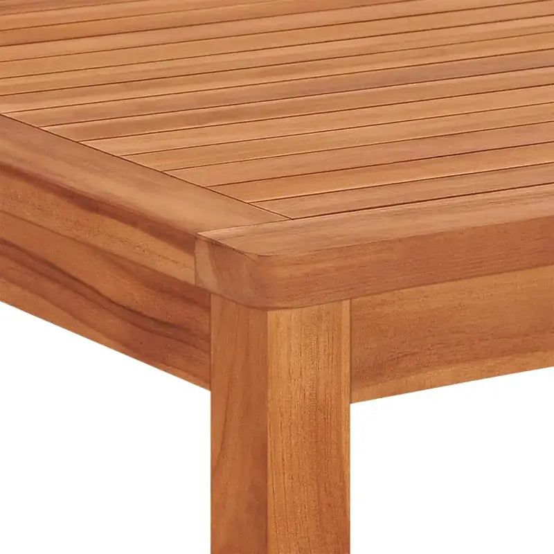 Elegante tuinset van fijn geschuurd hard teakhout voor dineren en ontspannen - Tuinsets