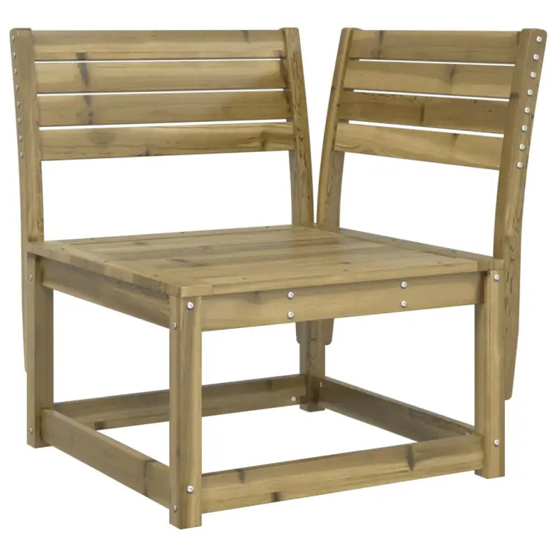 Elegante tuinset van geïmpregneerd grenenhout voor ontspanning - Tuinsets