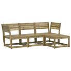 Elegante tuinset van geïmpregneerd grenenhout voor ontspanning - Tuinsets