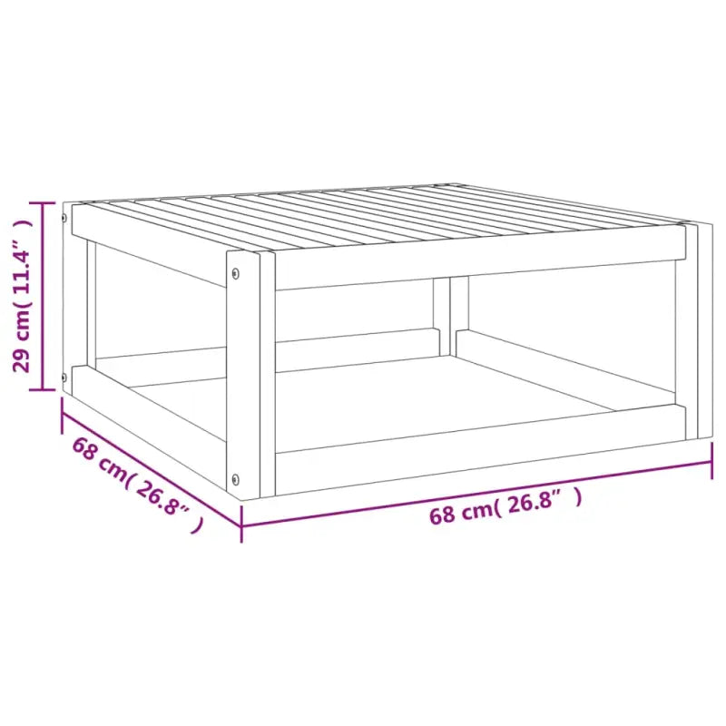 Elegante tuinset van massief acaciahout met comfortabele afmetingen rugkussen - Tuinsets
