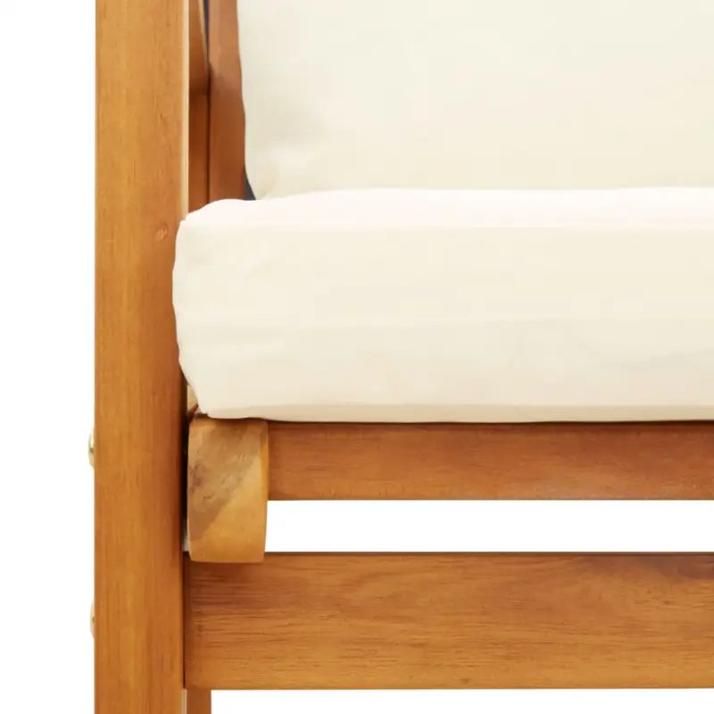 Elegante tuinset van massief acaciahout met olieafwerking en eenvoudige schoonmaak - Tuinsets