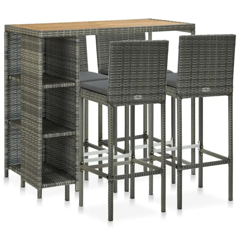 Elegante tuinset van poly rattan voor buitengebruik - Tuinsets