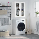 Elegante wandkast van bewerkt hout met duurzaam en stabiel ontwerp - Wit / 1 - Dressoirs & buffetkasten