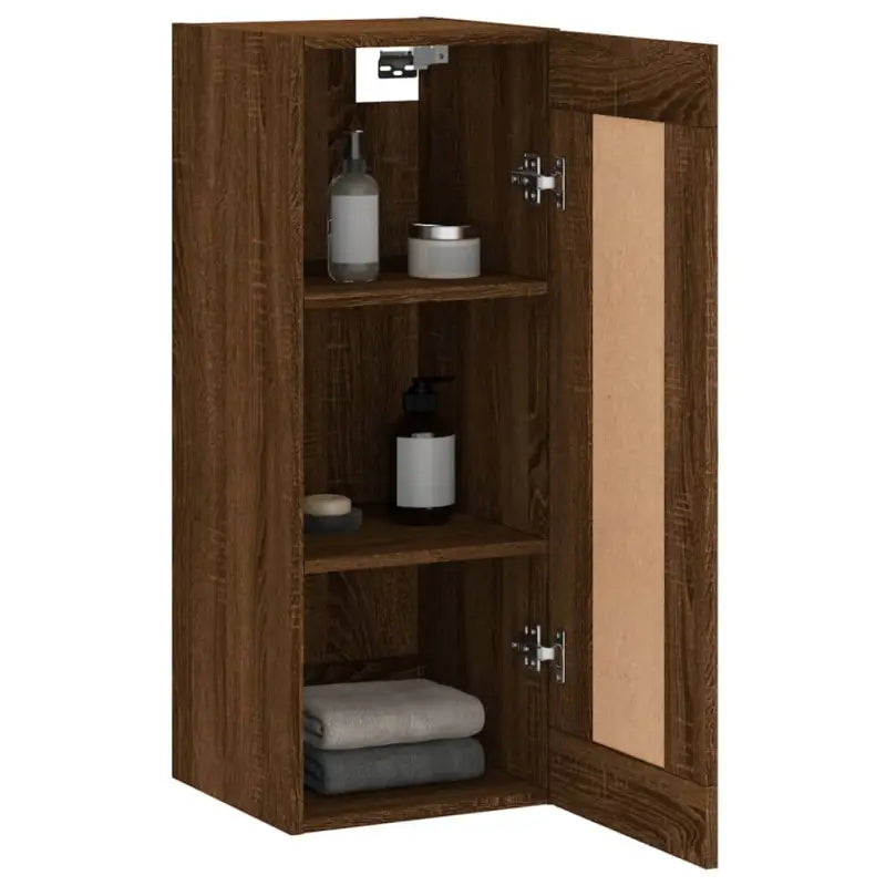 Elegante wandkast van bewerkt hout met tijdloos ontwerp - Dressoirs & buffetkasten