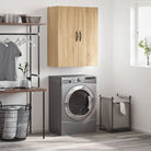 Elegante wandkast van bewerkt hout voor een tijdloze interieurstijl - Sonoma eiken / 1 - Dressoirs & buffetkasten