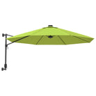 Elegante wandparasols met zorg ervoor led lampjes en kleine onderdelen - Parasols en zonneschermen