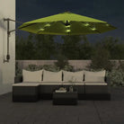 Elegante wandparasols met zorg ervoor led lampjes en kleine onderdelen - Parasols en zonneschermen