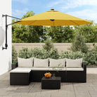 Elegante wandparasols met zorg ervoor led lampjes en kleine onderdelen - Geel / 1 - Parasols en zonneschermen